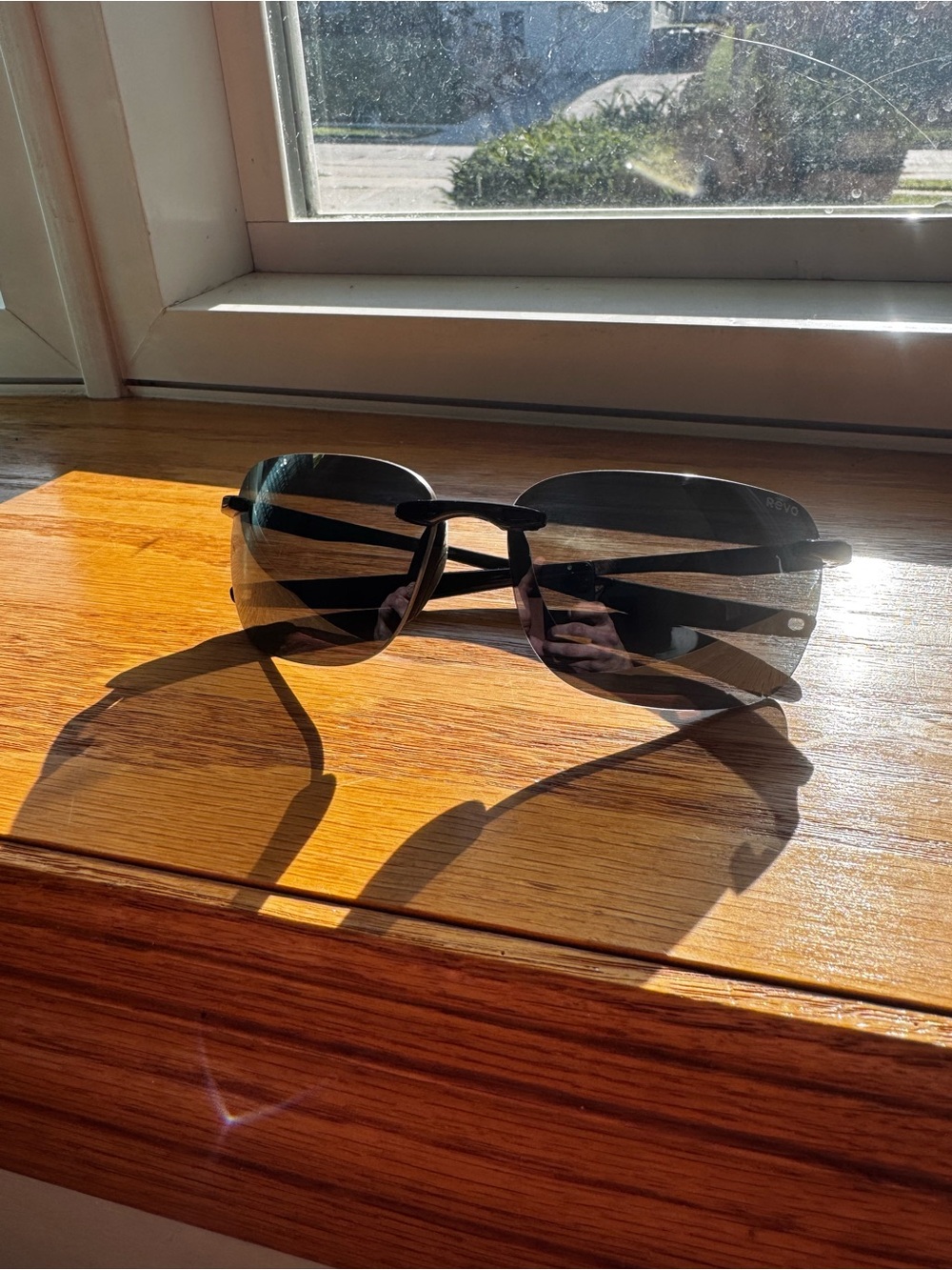 Revo Descend XL RE1070XL 01 GY Large Frame Polarized Mens Sunglasses, No Case